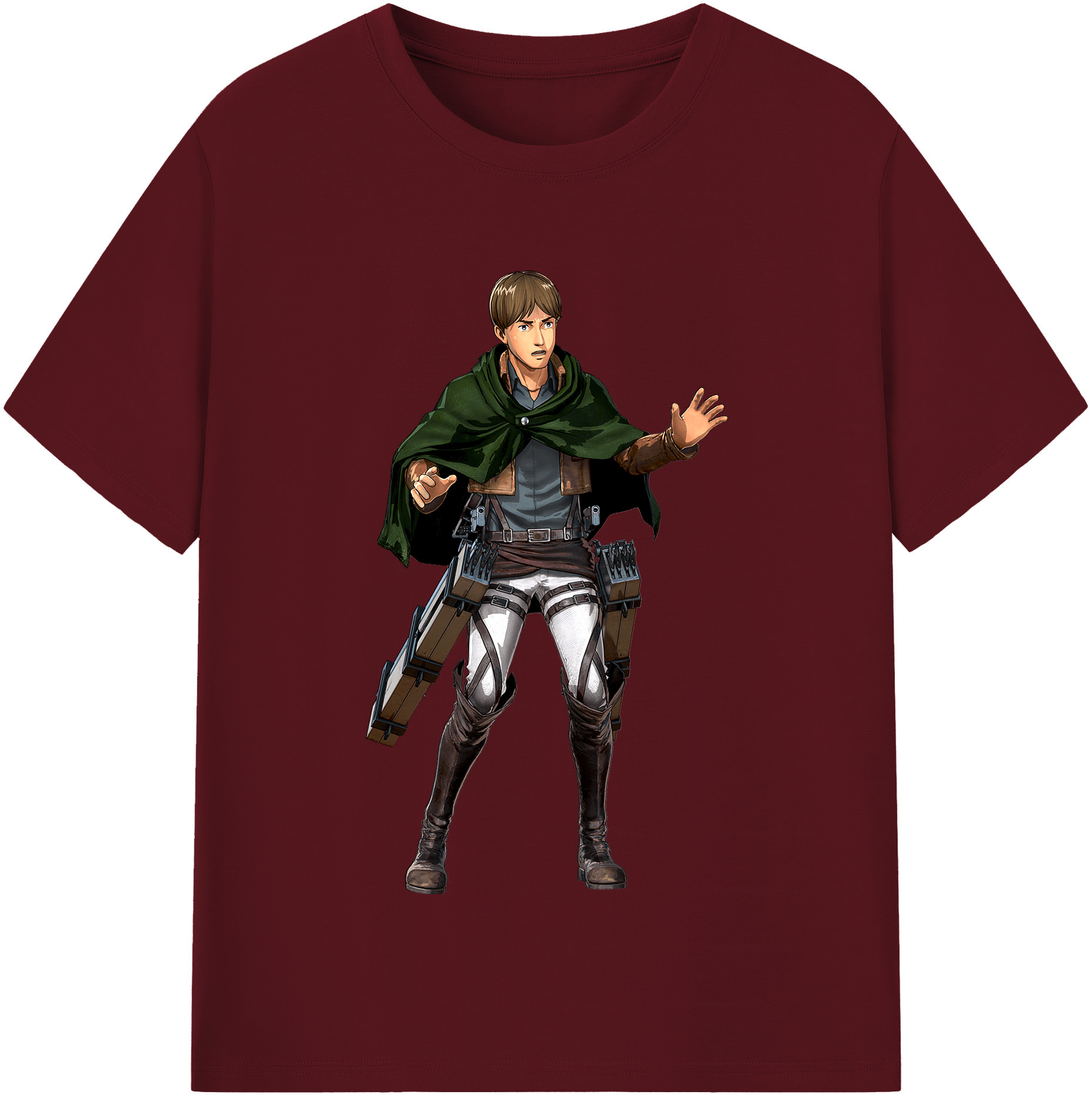 （画像用） 進撃の巨人 Attack on Titan 綿100％半袖Tシャツ（フロントプリント）